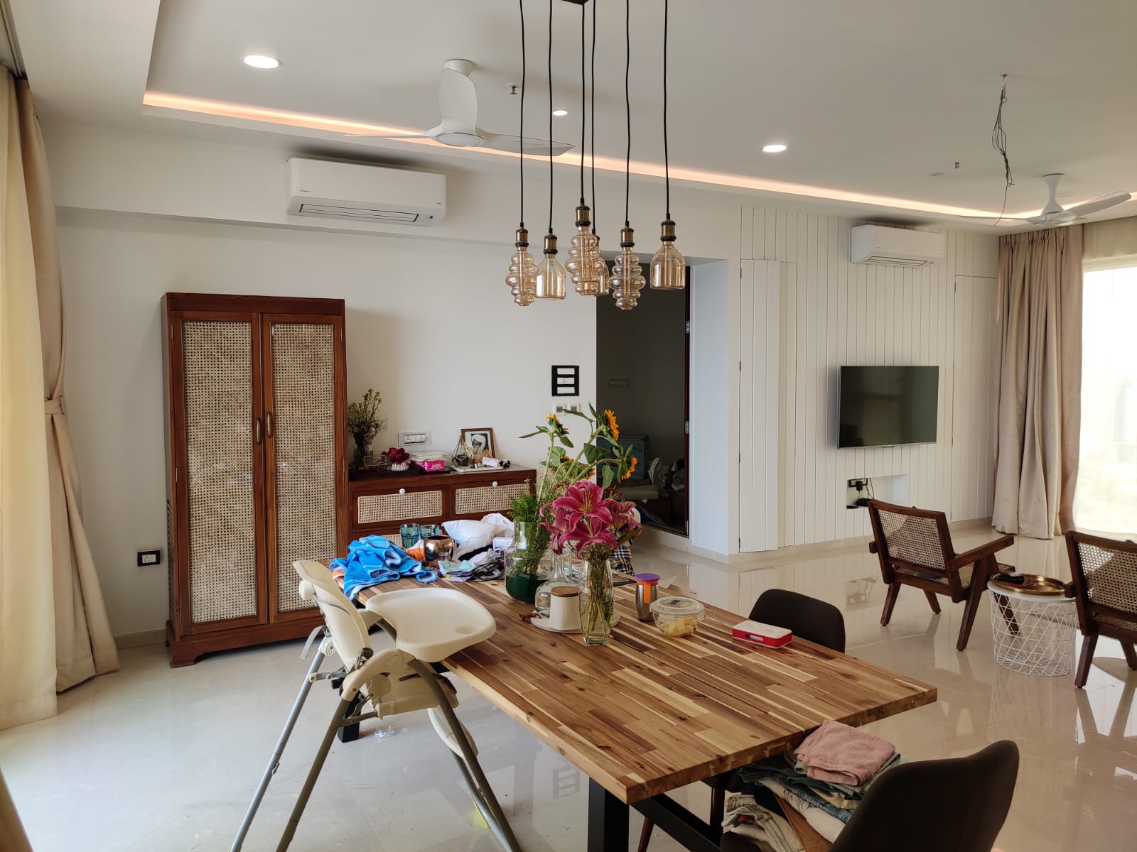 Modern luxury living room interior